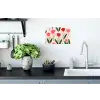 Tulpen - Modern - Roze Muursticker klein -keuken