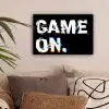 Gaming - Game - Spreuken - Quotes - Game on canvas 2cm klein -sfeer1
