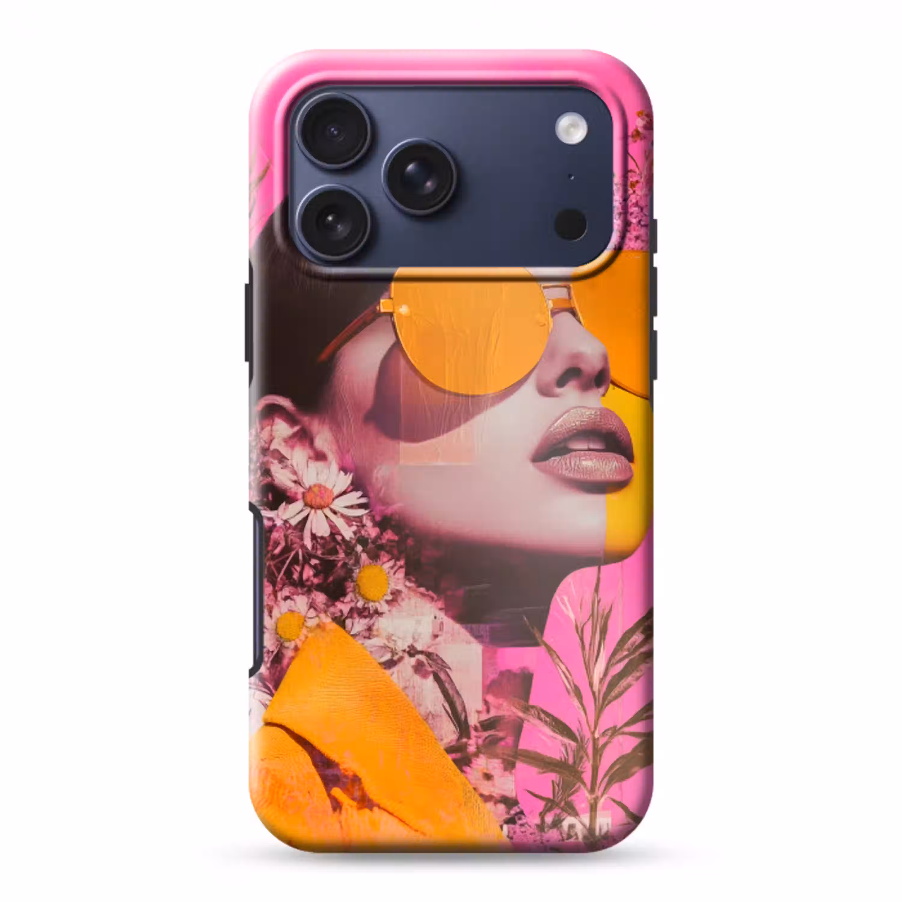 Zonnebril - Oranje - Vrouw - Planten Toughcase MagSafe Apple iPhone 17 Pro Max klein -3d
