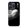Honkbal - Wit - Vliegt Telefoonhoesje iPhone 17 Pro klein -3d