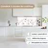 Bloemen - Pastel -  Planten - Wit keuken achterwand 2 middel -sfeer4_FR