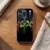 Chilipepers - Basilicum - Blaadjes - Rood Telefoonhoesje iPhone 17 Pro klein -sfeer1