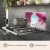 Zee - Roze - Bloemen - Poort keuken achterwand spatscherm klein -usp_NL