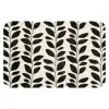 Botanisch - Dessin - Zwart - Beige Badmat klein 997 -3d