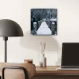Steiger - Meer - Sneeuw - Bergen - Rustgevend plexiglas 5mm klein -sfeer6