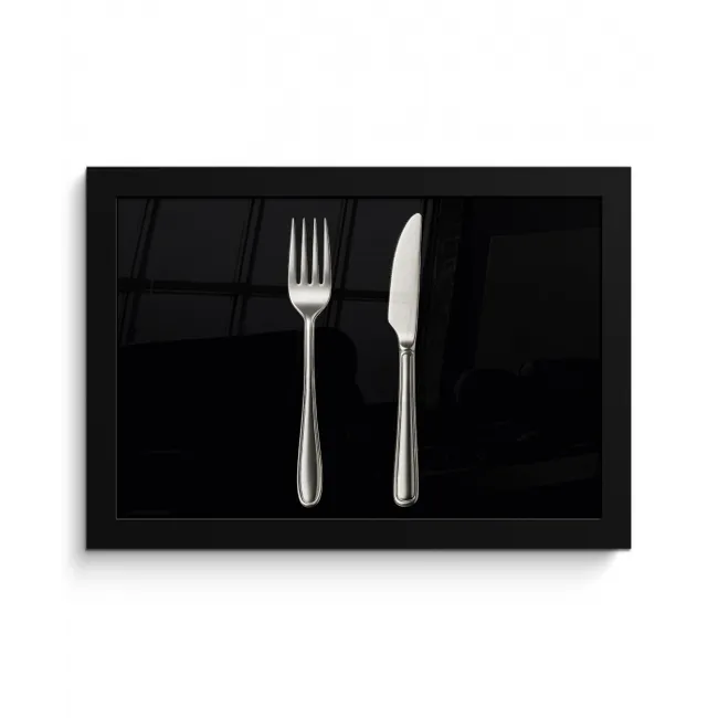 Bestek - Klassiek - Elegant fotolijst zwart zonder passe partout klein -3d