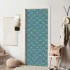 Symmetrisch - Patroon - Blauw deurposter klein 289 -sfeer6