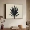 Agaveplant - Symmetrisch - Groen Textielframe - compleet frame klein -sfeer3