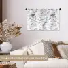 Marmer - Zwart - Dramatisch - Wit Wandkleed katoen klein 269 -sfeer1