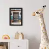 Deur - Manden - Planten fotolijst zwart zonder passe partout klein -usfeer4_kinderkamer