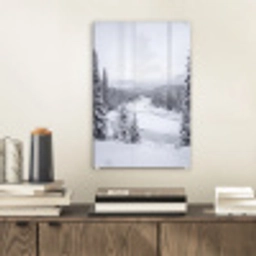 Rivier - Bevroren - Landschap - Winter plexiglas 5mm klein -sfeer1