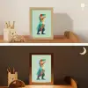 Cartoon - Dino - Oranje - Stekels Light Box met kabel klein -sfeer3_kind