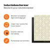 Floraal - Ornament - Beige Inductie beschermer vinyl 3mm klein 276 -zzzzzzz-td-ups