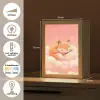 Wolken - Vos - Oranje - Sterren Light Box met kabel klein -USP_NL