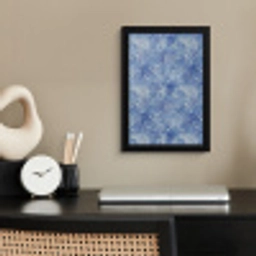 Modern - Abstract - Blauw fotolijst zwart zonder passe partout klein 224 -sfeer1