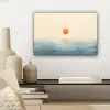 Zon - Oranje - Zee canvas 2cm klein -sfeer6