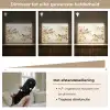 Takken - Bloemen - Vogeltjes - Roze Light Box met batterij (Wandlamp) middel -USP_dimbaarNL