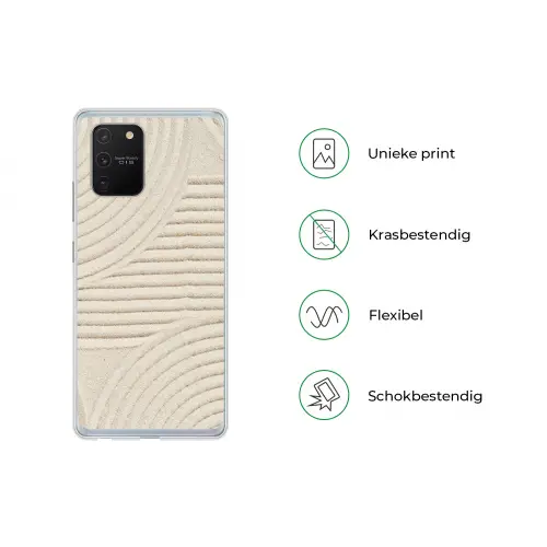 Patroon - Abstract - Wit Telefoonhoesje Samsung Galaxy S10 Lite klein -specsS10Lite