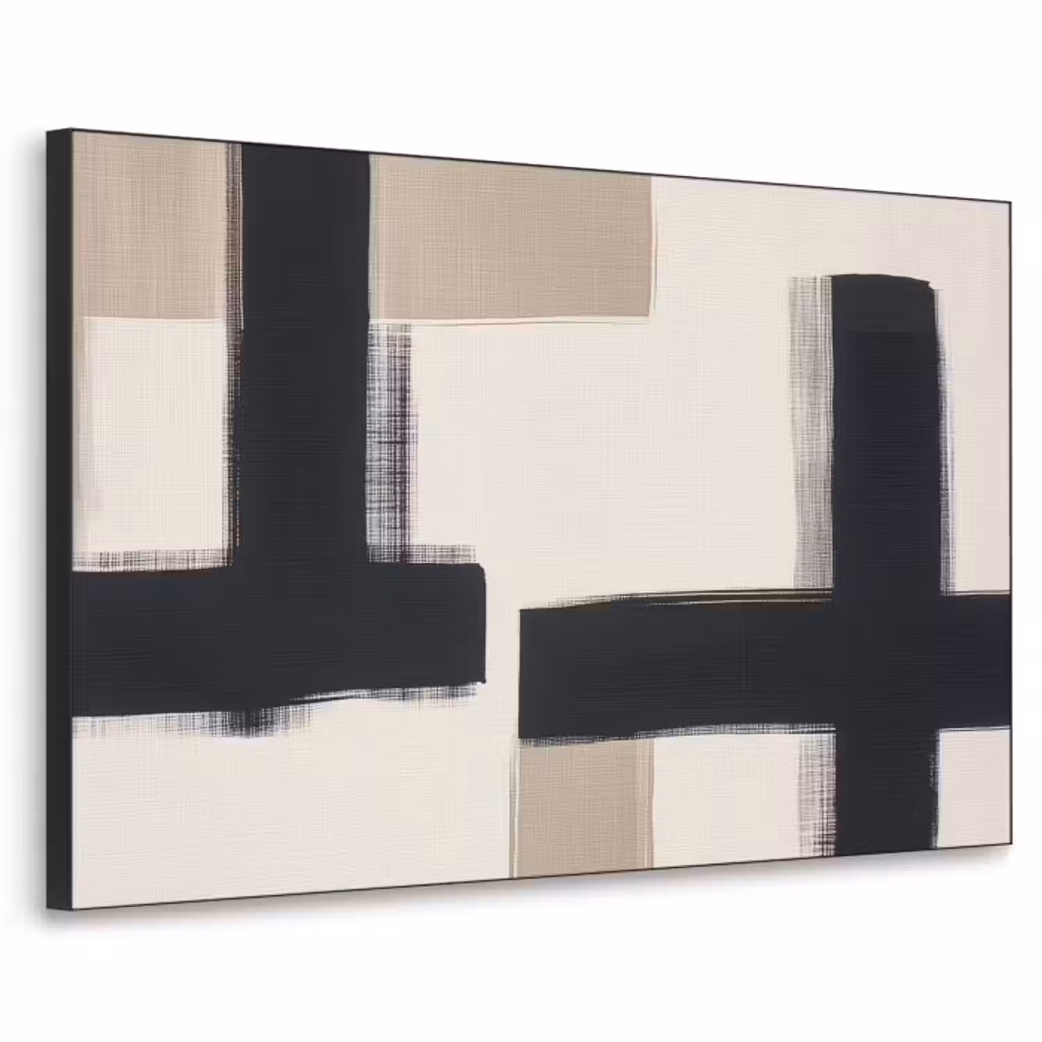 Art Frame - Zwart - Abstract - Japandi