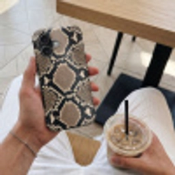 Slangenprint - Python - Bruin Toughcase MagSafe Apple iPhone 17 klein -Sfeer1M