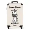 Zoë Zebra NBS - Handbagage koffer - Kinderen Unisex middel -productfoto_recht