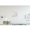 Marmer - Steen - Wit - Luxe - Marmerlook textielposter latten blank klein -kinderkamer