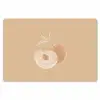 Perzik - Lijntekening - Pit - Beige Placemat vinyl groot -zzsfeer1_Kitchenyeah-website