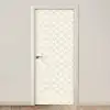Patroon - Bloemen - Beige deurposter klein 289 -3d_beige