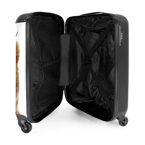 Bennie Beer NBS - Handbagage koffer - Kinderen Unisex middel -binnenkant