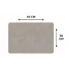 Patroon - Beton - Grijs Placemat vinyl groot 368 -specs