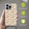 Bloemen - artistiek - Goud Hoesje iPhone 16 Pro Max met koord klein 804 -sfeer2_NL