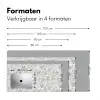 Wit - Penseelstreken - Reliëfeffect Muismat XXL klein 681 -sfeer5