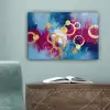 Cirkels - Goud - Abstract canvas 2cm klein -sfeer4