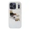 Penseelstreken - Balans - Beige - Bruin Telefoonhoesje iPhone 17 Pro klein -3d