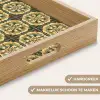 Ornament - Patroon - Groen Dienblad Rechthoek middel 911 -USP_HandgreepNL