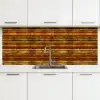 Vintage - Hout - Patronen - Planken keuken achterwand 2 middel 871 -3d