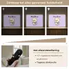 Eend - Paars - Sjaal Light Box met batterij (Wandlamp kind) middel -USP_dimbaarNL