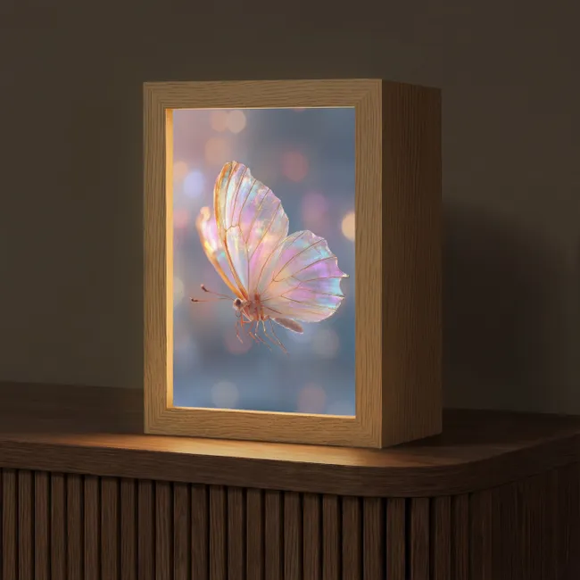 Table Lamp - Butterfly - Wings - Pastel - Shimmer