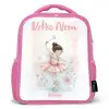 Ballerina - Elf - Fee Kinderrugzak - Roze middel -3d