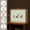 Beige - Raceauto - Groen Light Box met batterij (Wandlamp kind) middel -USP_websiteoverzichtNL