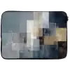 Rechthoeken - Abstract - Blauw laptophoes neopreen klein -zkaufland3dotto