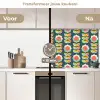 Retro - Bloemen - Scandinavisch keuken achterwand 2 middel 871 -voor-na2_NL