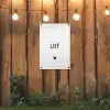 Quotes - Lief - Spreuken tuinposter los doek klein -sfeer1