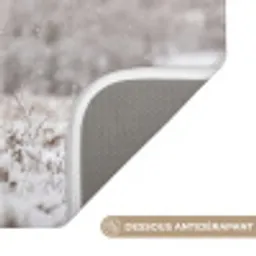 Edelhert - Bos - Sneeuw - Winter - Majestueus Badmat klein -USP_AntislipFR