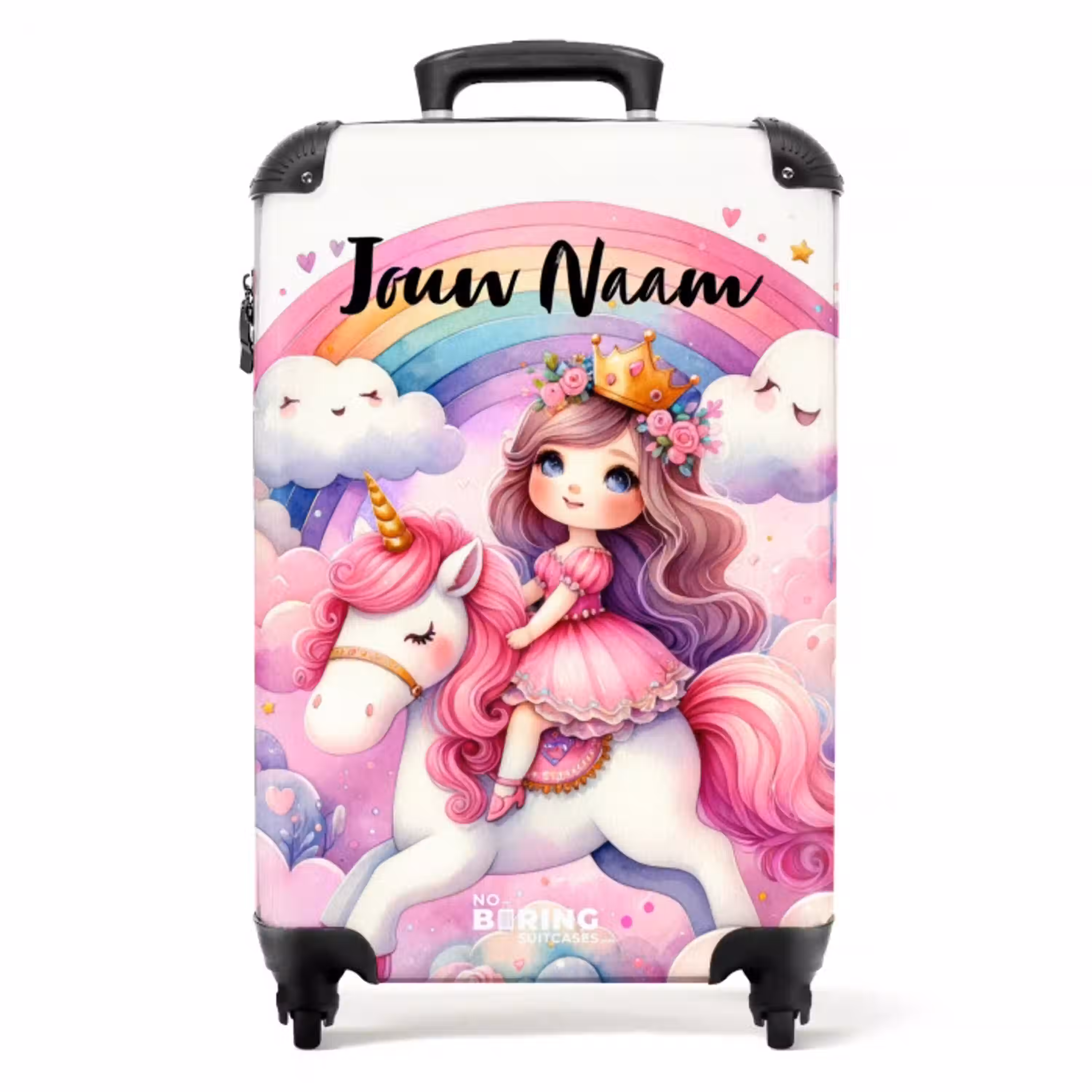 Eenhoorndromen NBS - Handbagage koffer - Kinderen Unisex middel -productfoto_recht