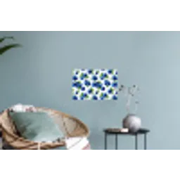 Bessen - Patroon - Blauw Muursticker klein 286 -plant
