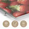 Aardbei - Fruit - Rood plexiglas 5mm klein -sfeer2