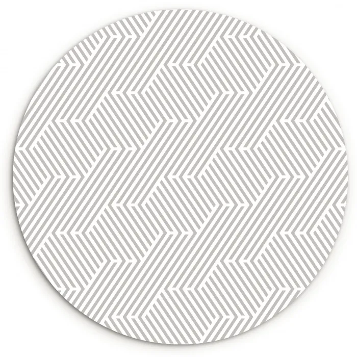 Grafisch - Patroon - Modern -  Geometrisch Wandcirkel plexiglas klein 852 -3d