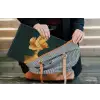 Vrouw - Hoed - Geel laptophoes neopreen klein -tas