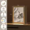 Strand - Zeester - Zand - Beige Light Box met kabel (Tafellamp) klein -USP_NL